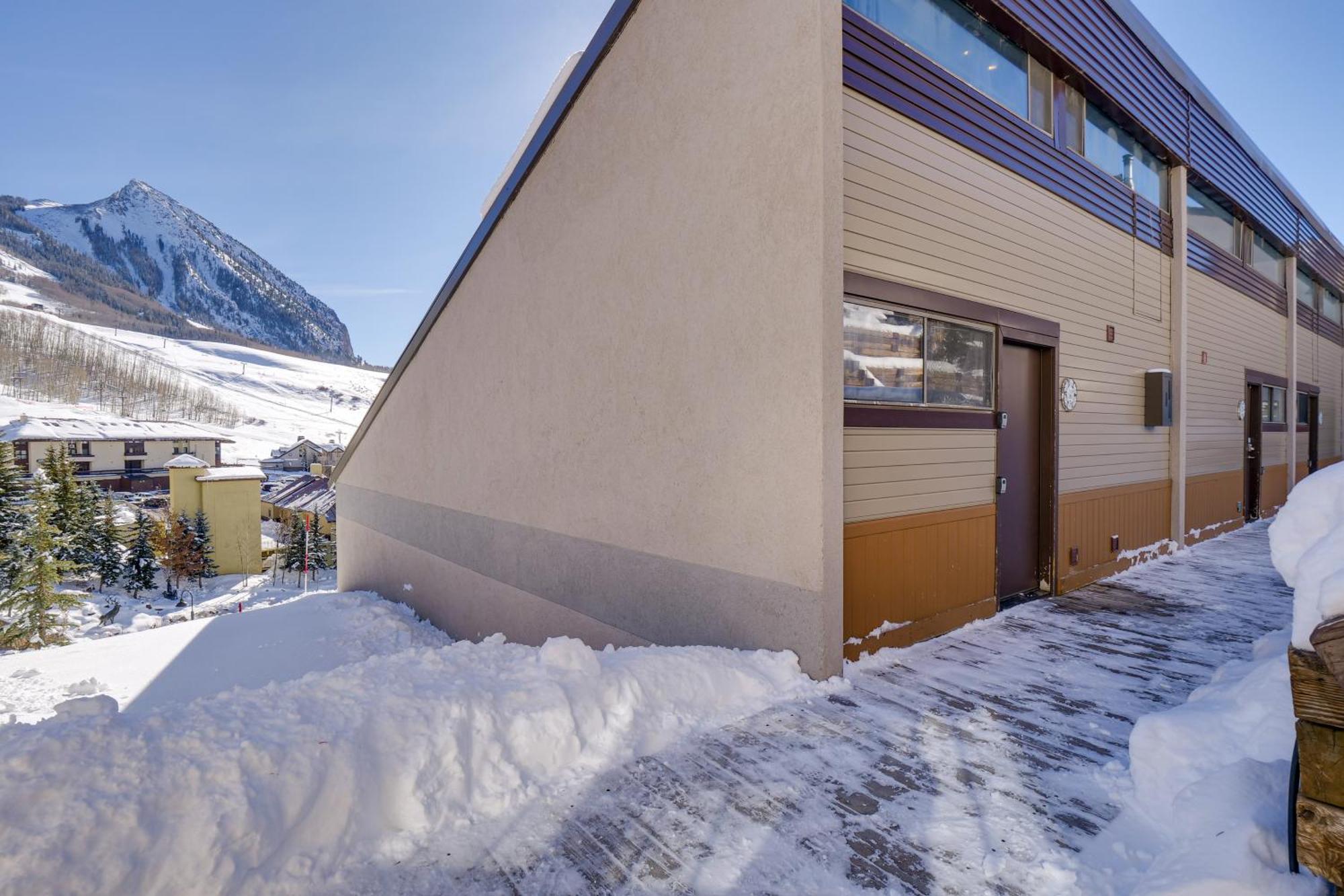 Apartment Colorado Escape - Walk To Crested Butte Lift!