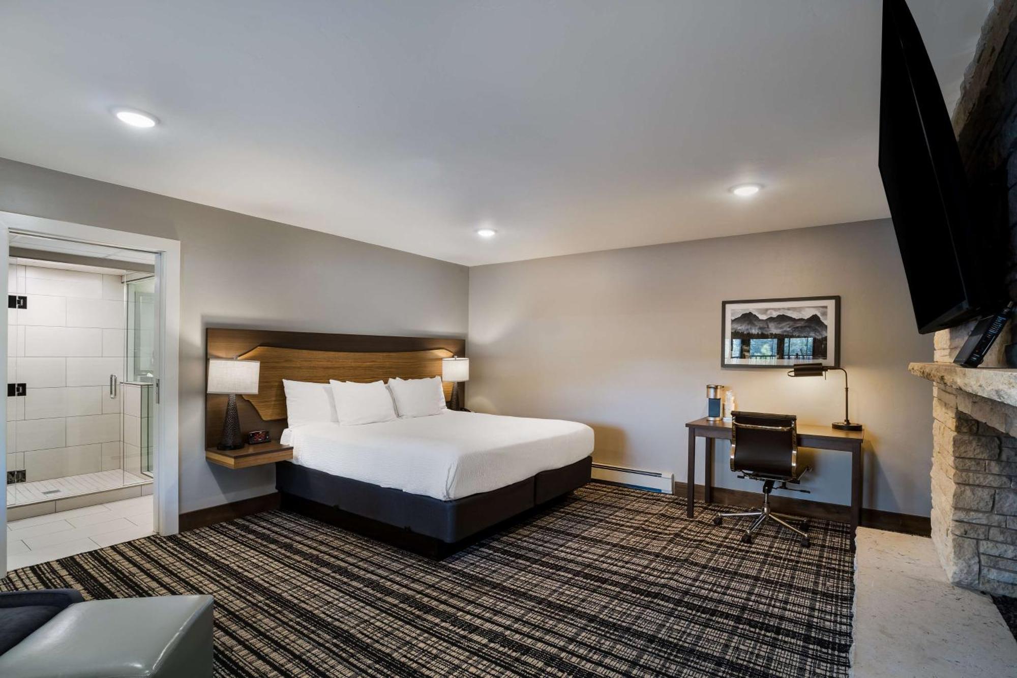 Western Antlers At Hotel